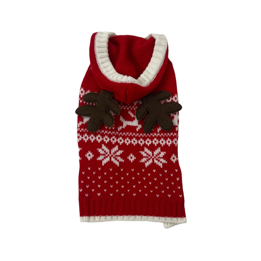 Reindeer Christmas Dog Sweater